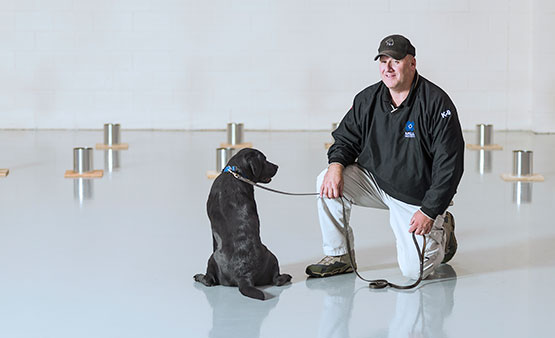 MSA Security trains 500th dog in the science of explosives detection